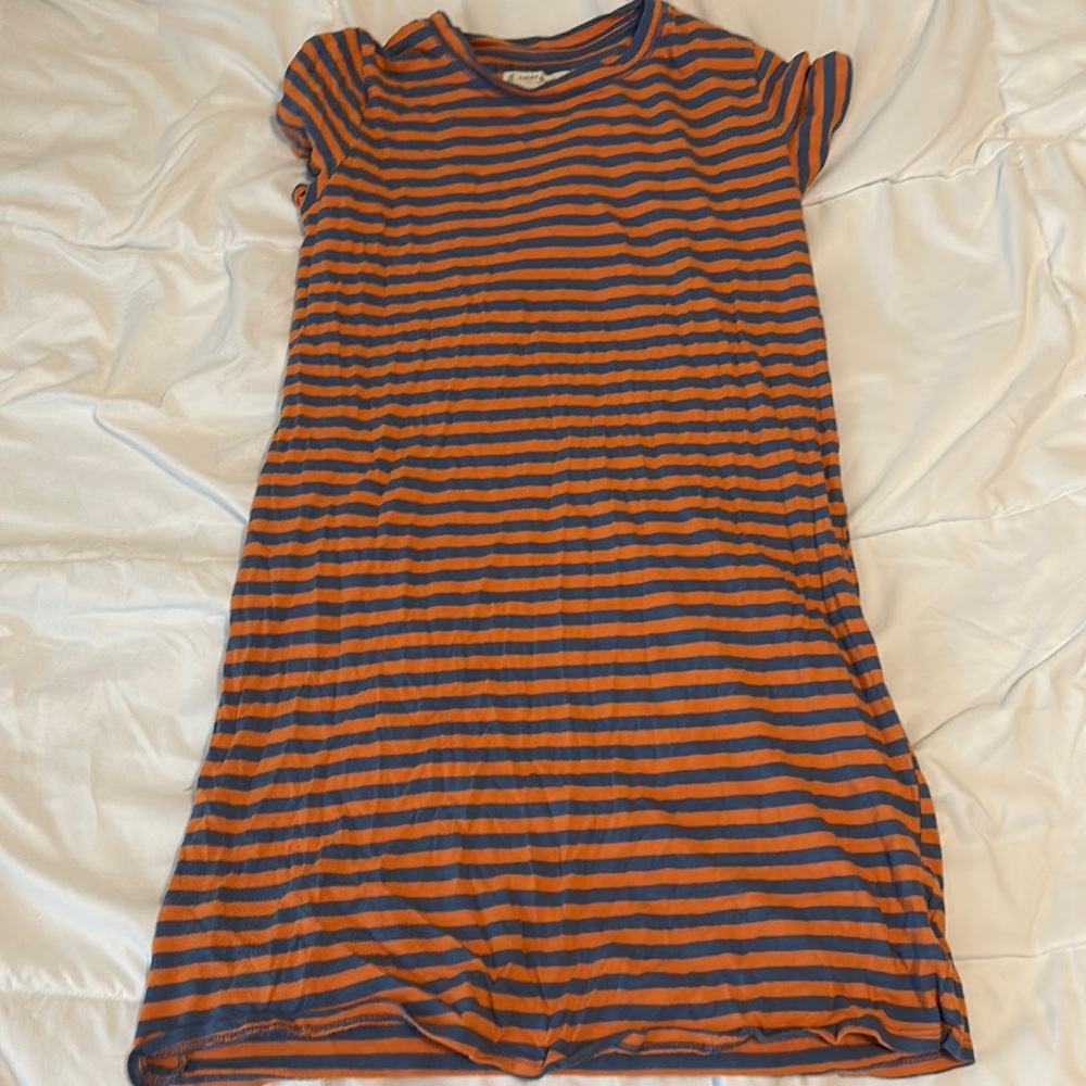 Lucky Brand Stripped T-Shirt Dress